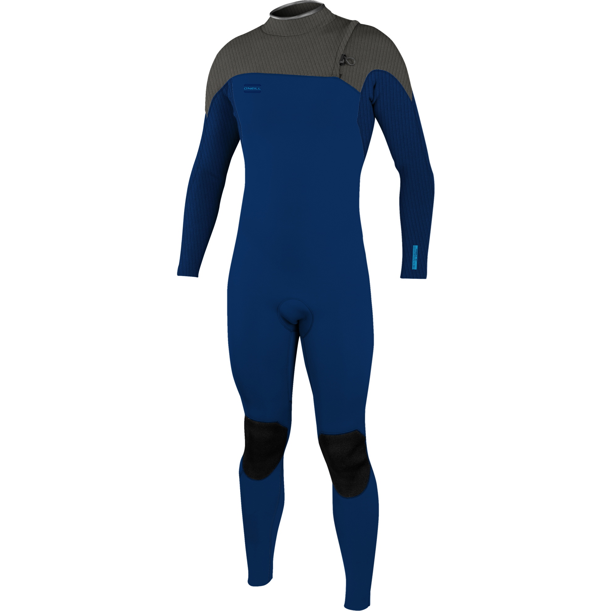 2025 O'neill Homem Hyperfreak Comp 4/3mm Zip Free Fato De Mergulho 4971 - Navy / Corvo
